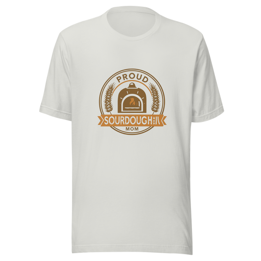 Sourdough Mom | Unisex t-shirt Silver Apparel > T-Shirts ZomaModa