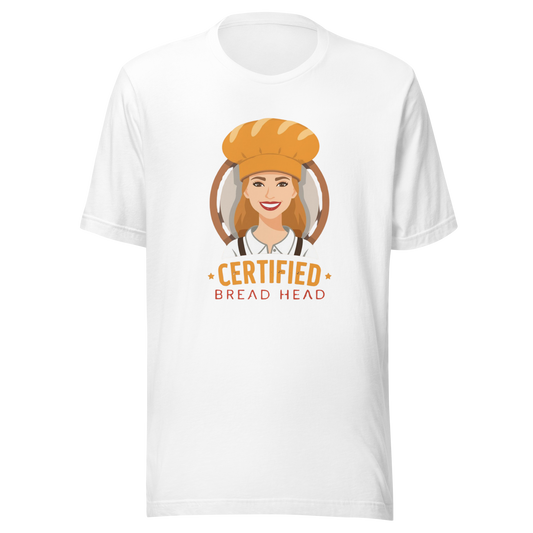Certified Bread Head | Unisex t-shirt White Apparel > T-Shirts ZomaModa