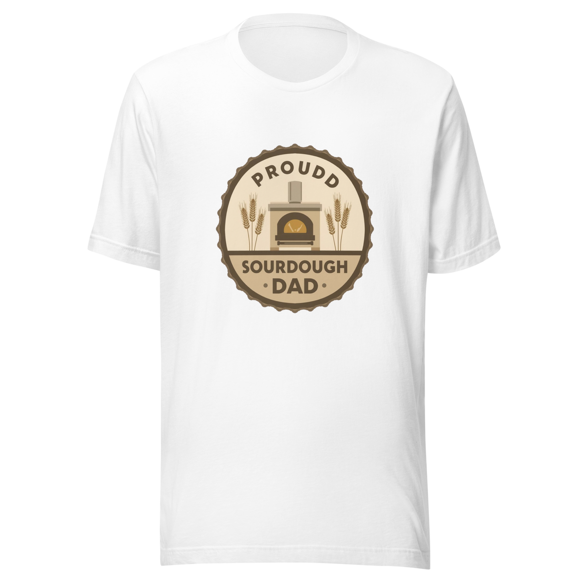 Sourdough Dad | Unisex t-shirt White Apparel > T-Shirts ZomaModa