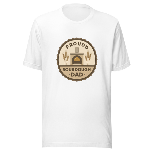 Sourdough Dad | Unisex t-shirt White Apparel > T-Shirts ZomaModa