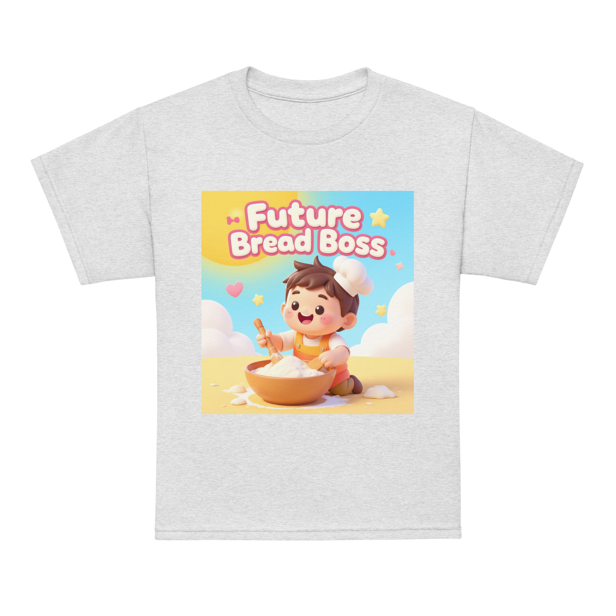 Future Bread Boss V1 | Youth t-shirt Ash Apparel > Kids' T-Shirts ZomaModa