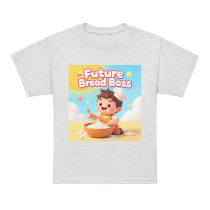 Future Bread Boss V1 | Youth t-shirt Ash Apparel > Kids' T-Shirts ZomaModa
