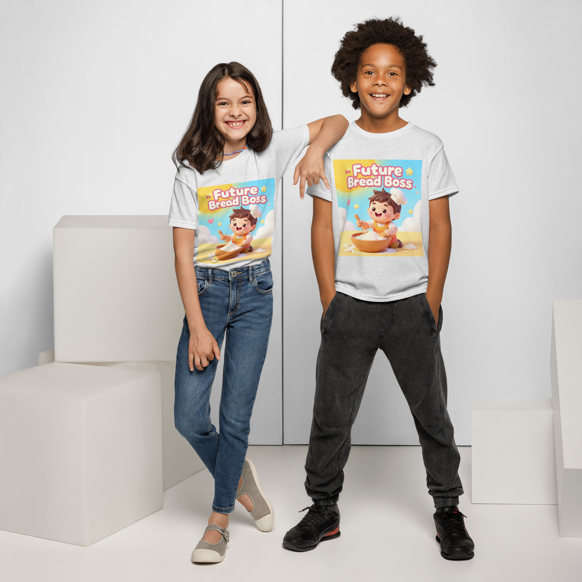 Future Bread Boss V1 | Youth t-shirt Apparel > Kids' T-Shirts ZomaModa
