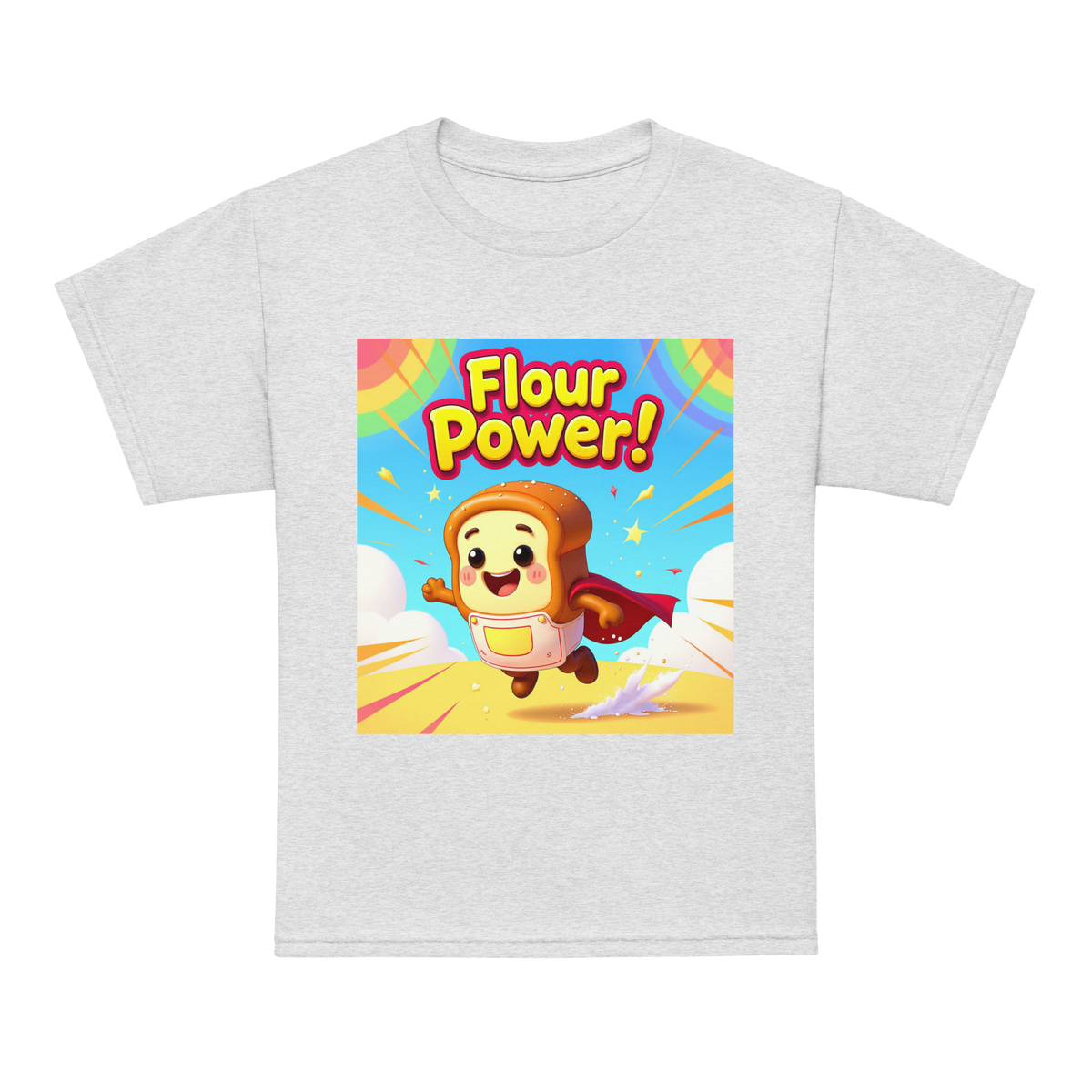 Flour Power V1 | Youth t-shirt Ash Apparel > Kids' T-Shirts ZomaModa