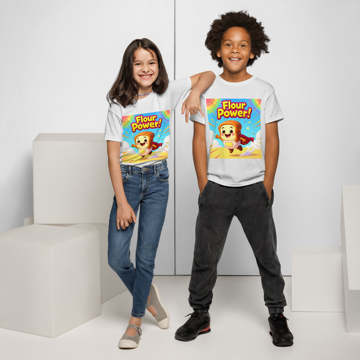 Flour Power V1 | Youth t-shirt Apparel > Kids' T-Shirts ZomaModa