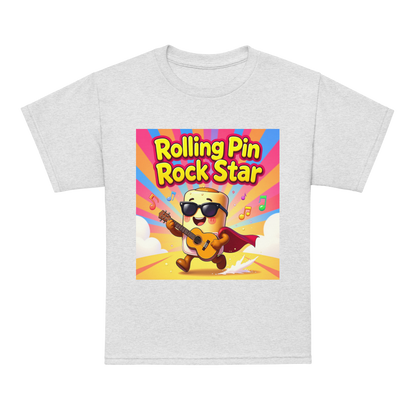 Rolling Pin Rock Star V1 | Youth t-shirt Ash Apparel > Kids' T-Shirts ZomaModa