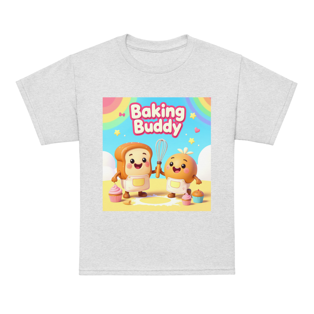 Baking Buddy V1 | Youth t-shirt Ash Apparel > Kids' T-Shirts ZomaModa