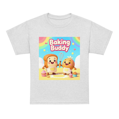 Baking Buddy V1 | Youth t-shirt Ash Apparel > Kids' T-Shirts ZomaModa