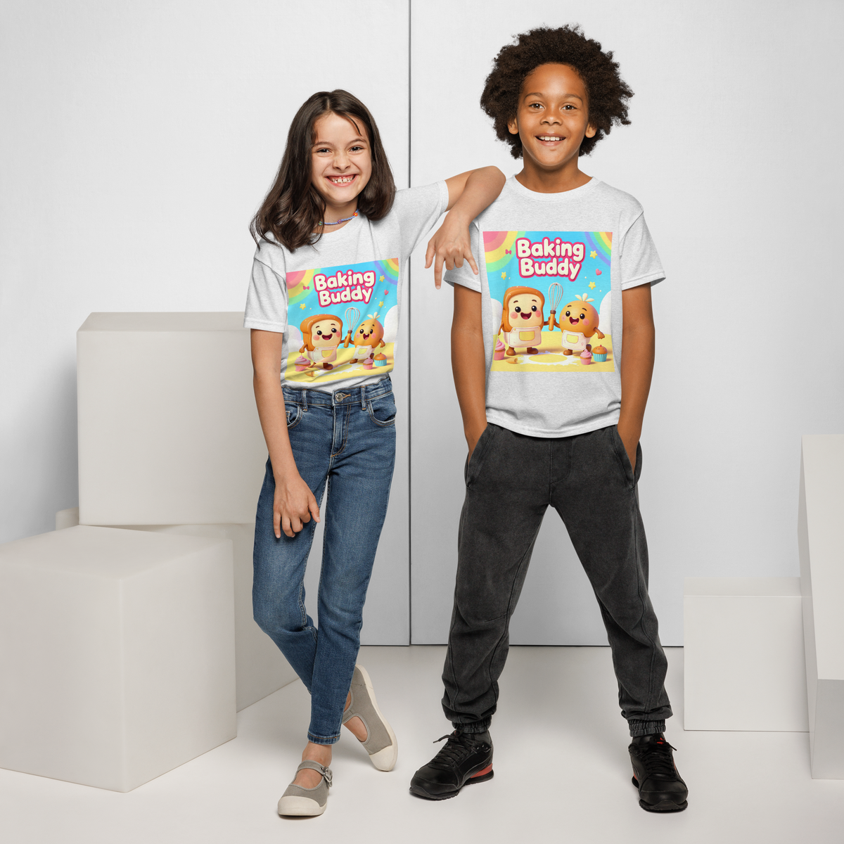 Baking Buddy V1 | Youth t-shirt Apparel > Kids' T-Shirts ZomaModa