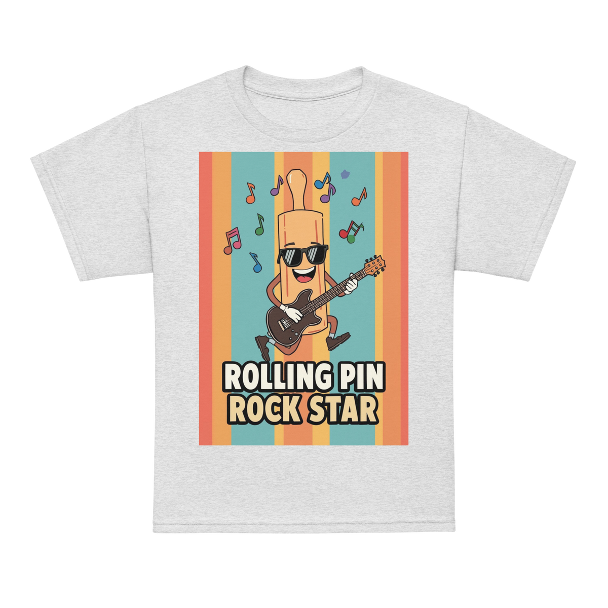 Rolling Pin Rock Star V2 | Youth t-shirt Ash Apparel > Kids' T-Shirts ZomaModa