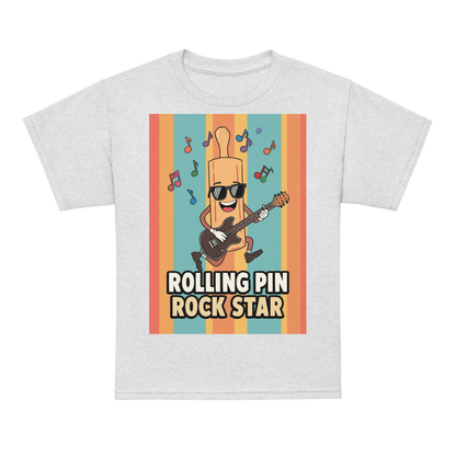 Rolling Pin Rock Star V2 | Youth t-shirt Ash Apparel > Kids' T-Shirts ZomaModa