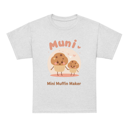 Mini Muffin Maker V2 | Youth t-shirt Ash Apparel > Kids' T-Shirts ZomaModa