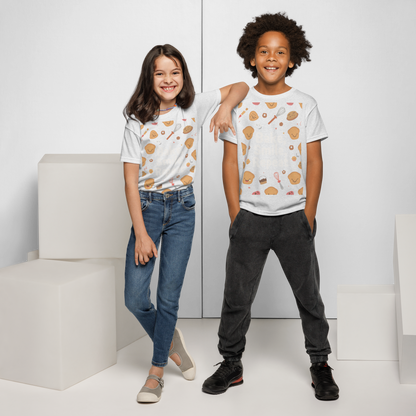 Bake, Smile, Repeat V2 | Youth t-shirt Apparel > Kids' T-Shirts ZomaModa