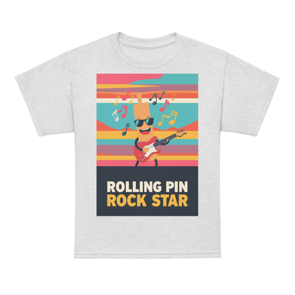 Rolling Pin Rock Star V3 | Youth t-shirt Ash Apparel > Kids' T-Shirts ZomaModa