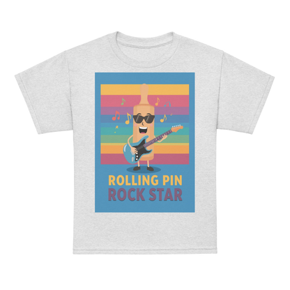 Rolling Pin Rock Star V4 | Youth t-shirt Ash Apparel > Kids' T-Shirts ZomaModa