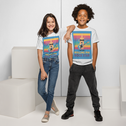 Rolling Pin Rock Star V4 | Youth t-shirt Apparel > Kids' T-Shirts ZomaModa