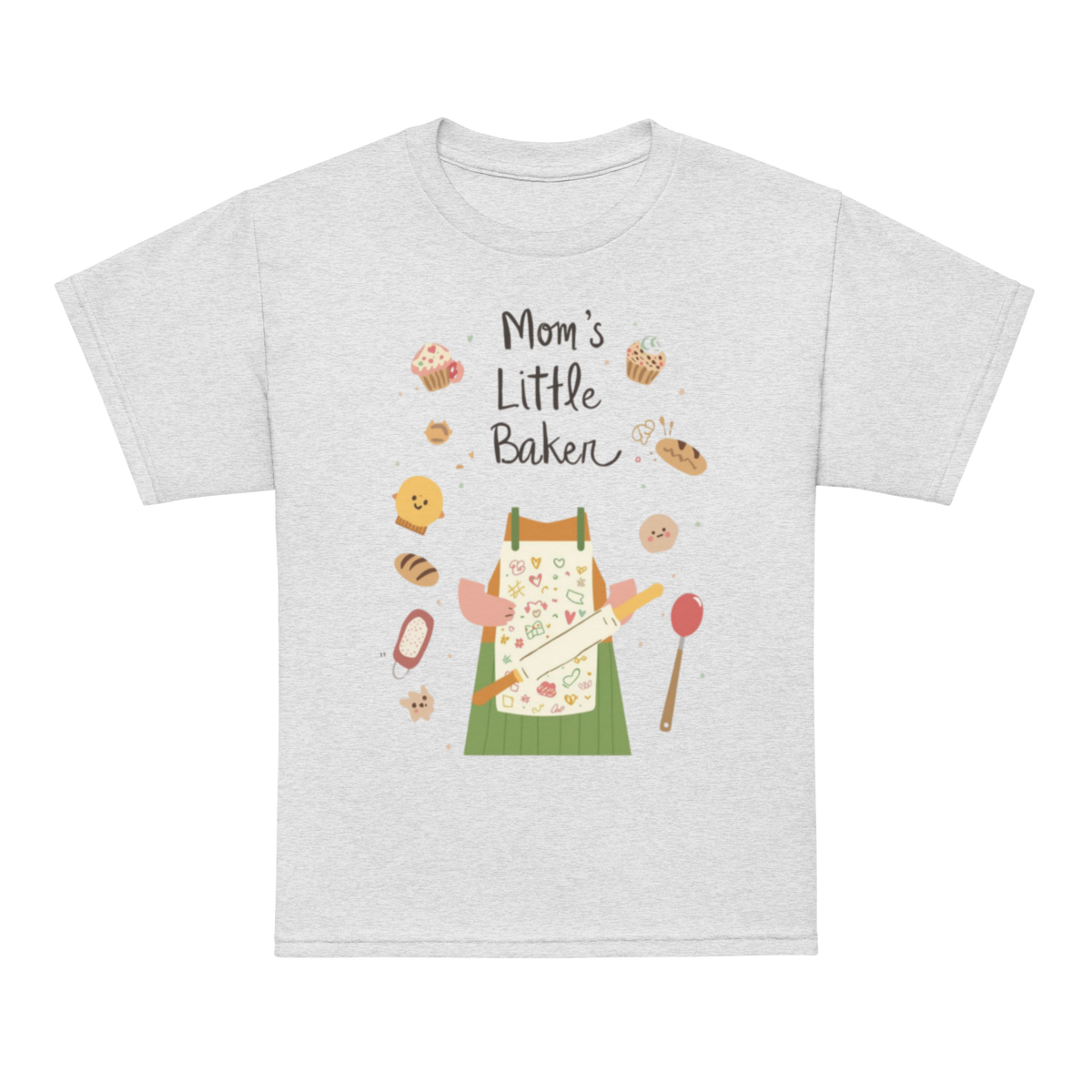 Mom’s Little Baker V3 | Youth t-shirt Ash Apparel > Kids' T-Shirts ZomaModa