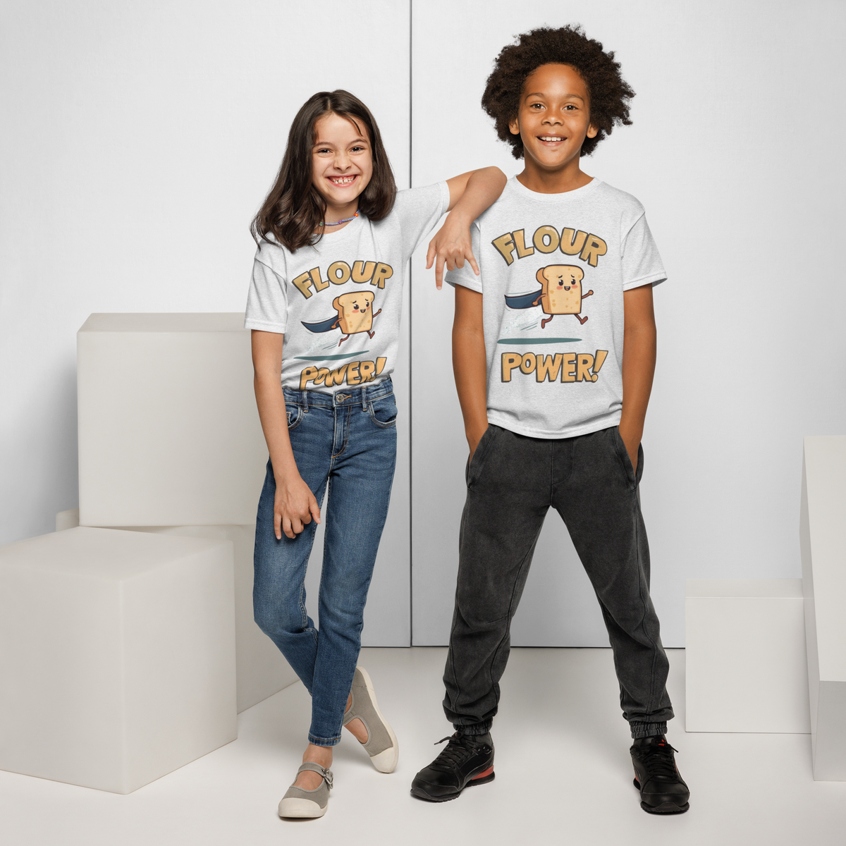 Flour Power V4 | Youth t-shirt Apparel > Kids' T-Shirts ZomaModa