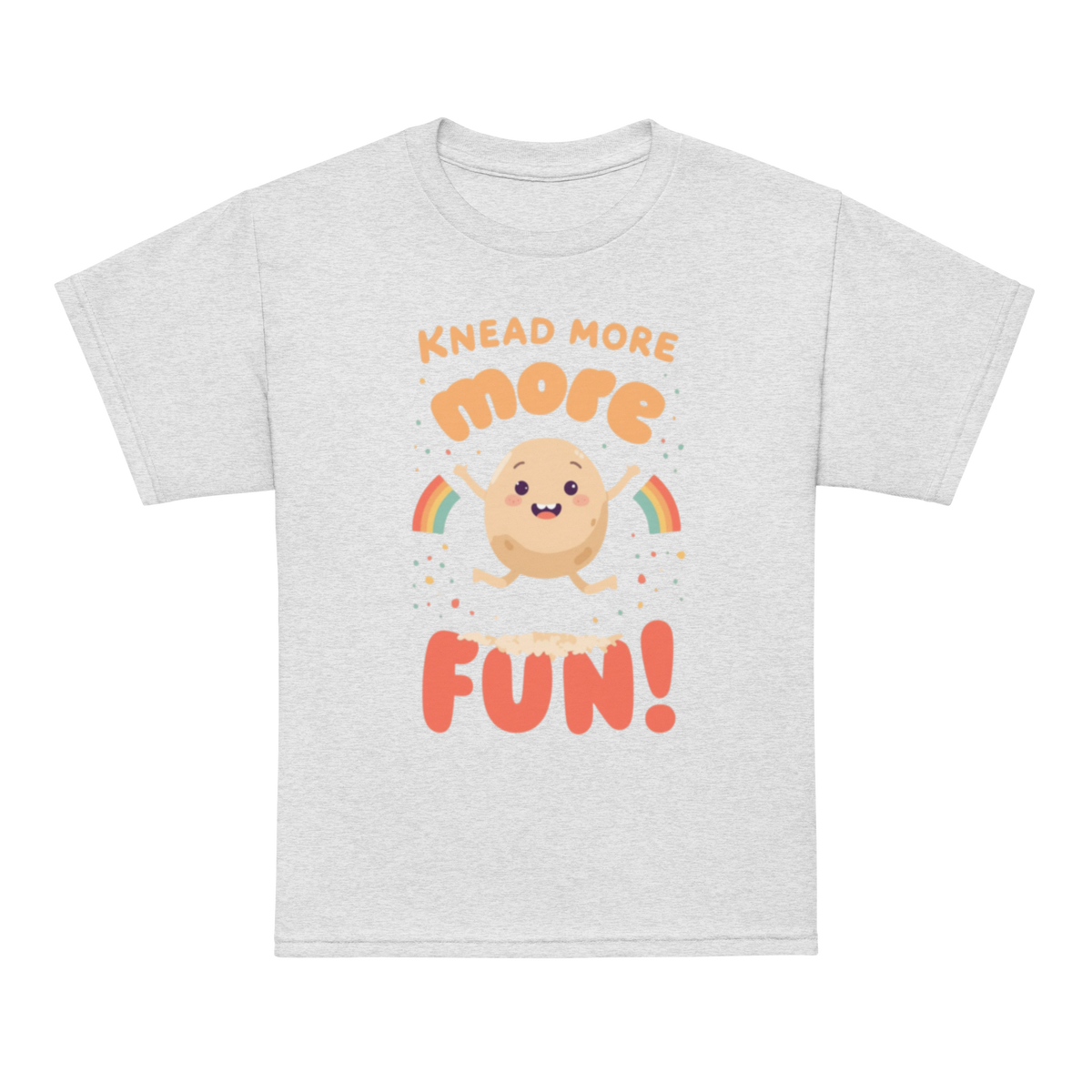 Knead More Fun V5 | Youth t-shirt Ash Apparel > Kids' T-Shirts ZomaModa