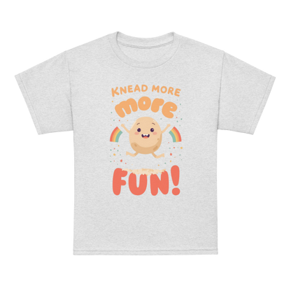 Knead More Fun V5 | Youth t-shirt Ash Apparel > Kids' T-Shirts ZomaModa