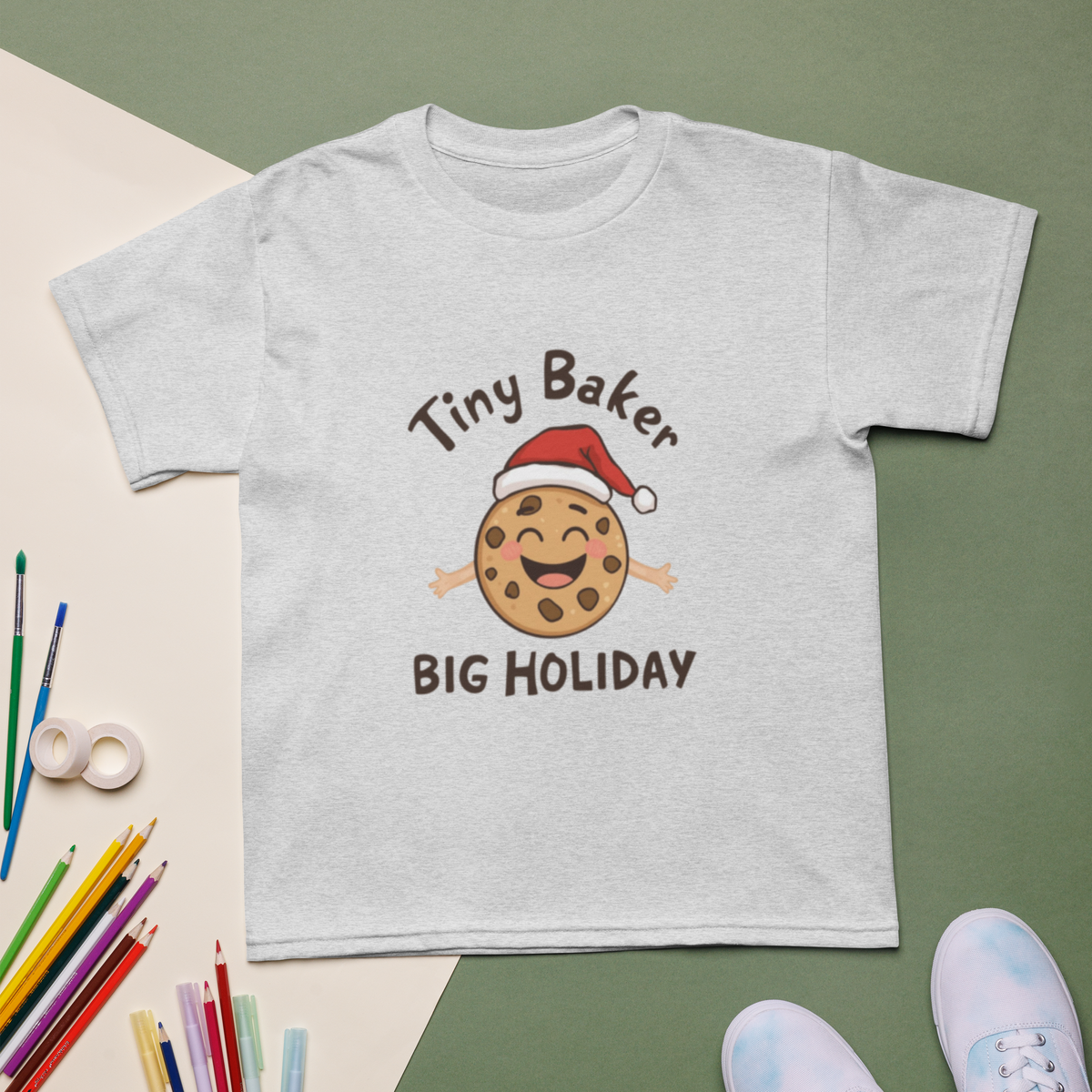 Tiny Baker Holiday V1 | Kids T-Shirt Apparel > Kids' T-Shirts ZomaModa