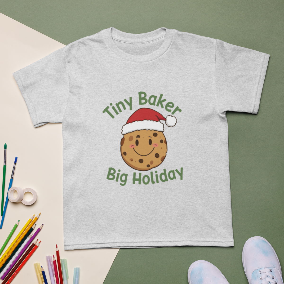 Tiny Baker Holiday V2 | Kids T-Shirt Apparel > Kids' T-Shirts ZomaModa