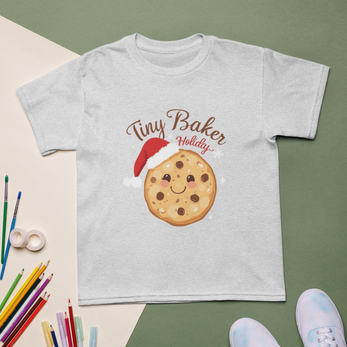 Tiny Baker Holiday V3 | Kids T-Shirt Apparel > Kids' T-Shirts ZomaModa