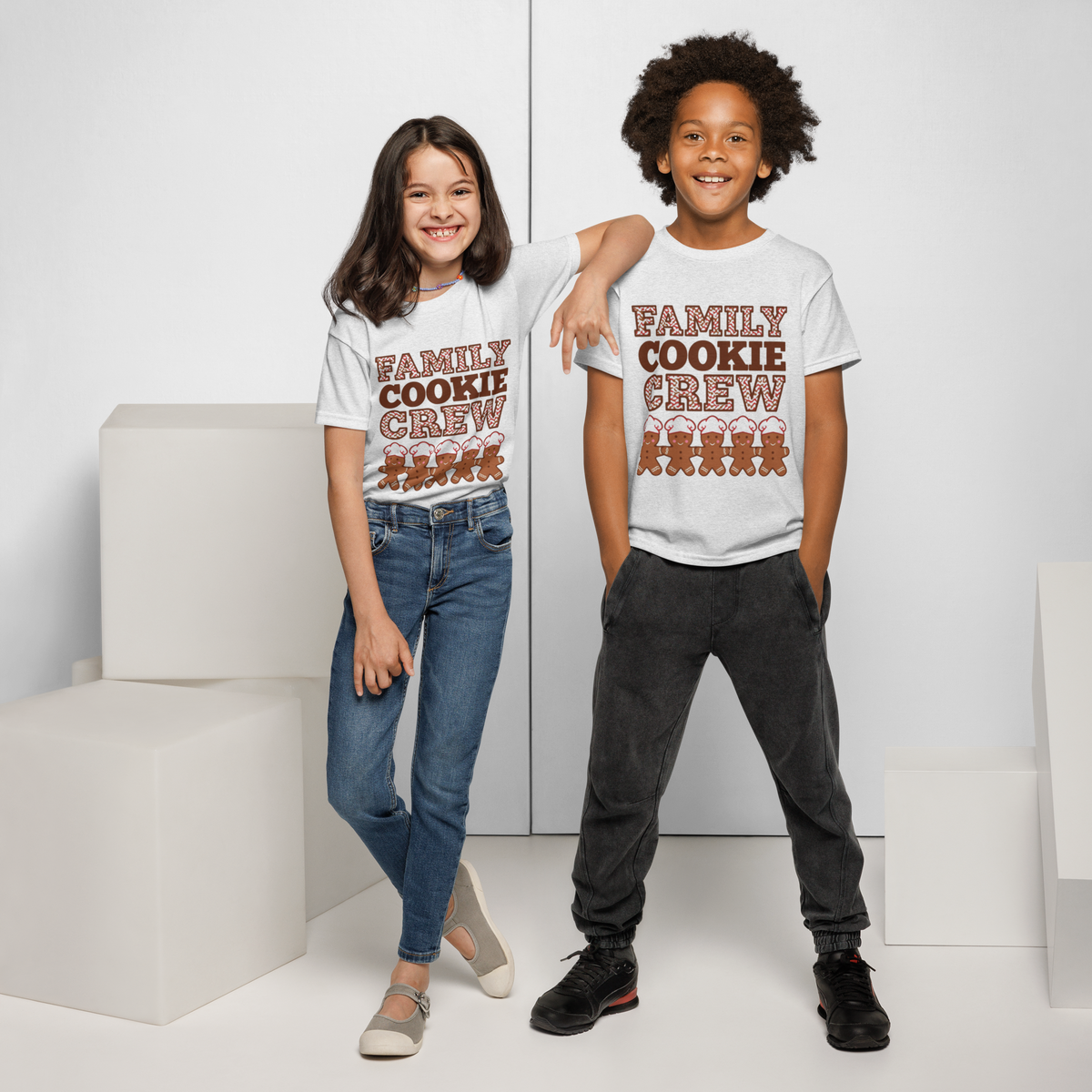 Family Cookie Crew V1 | Kids T-Shirt Ash Apparel > Kids' T-Shirts ZomaModa