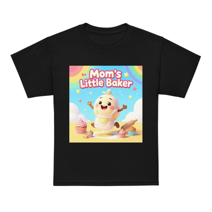Mom’s Little Baker V1 | Youth t-shirt Black Apparel > Kids' T-Shirts ZomaModa