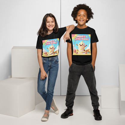 Mom’s Little Baker V1 | Youth t-shirt Apparel > Kids' T-Shirts ZomaModa