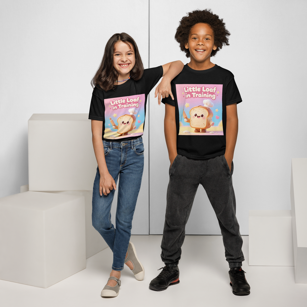 Little Loaf in Training V1 | Youth t-shirt Apparel > Kids' T-Shirts ZomaModa