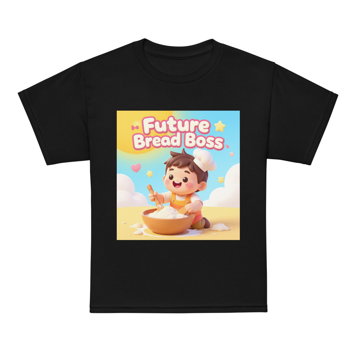 Future Bread Boss V1 | Youth t-shirt Black Apparel > Kids' T-Shirts ZomaModa