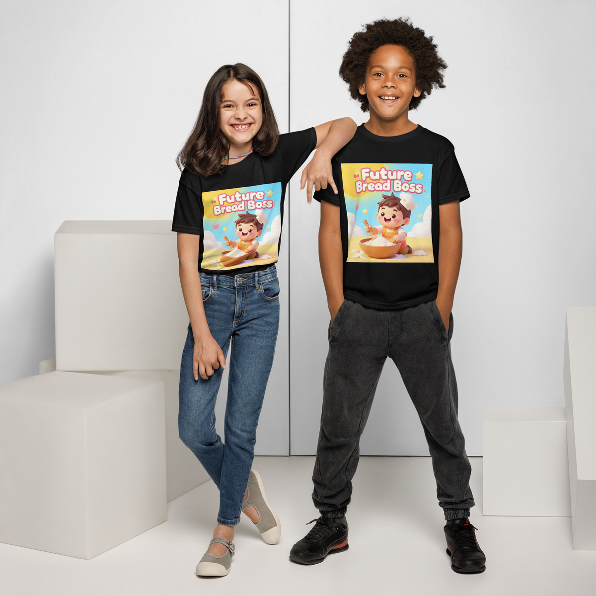 Future Bread Boss V1 | Youth t-shirt Apparel > Kids' T-Shirts ZomaModa