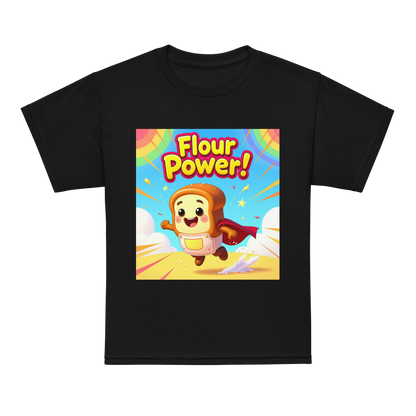 Flour Power V1 | Youth t-shirt Black Apparel > Kids' T-Shirts ZomaModa