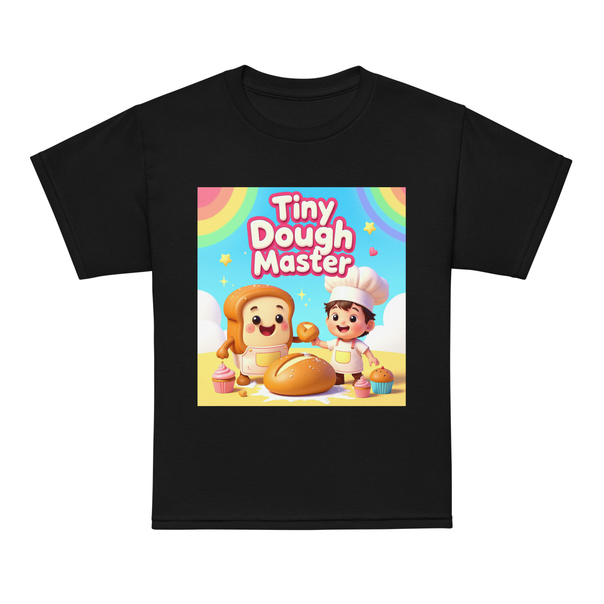Tiny Dough Master V1 | Youth t-shirt Black Apparel > Kids' T-Shirts ZomaModa