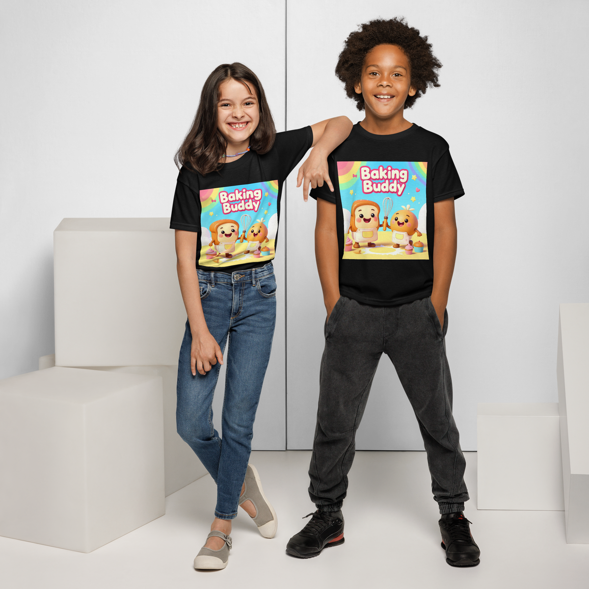 Baking Buddy V1 | Youth t-shirt Apparel > Kids' T-Shirts ZomaModa