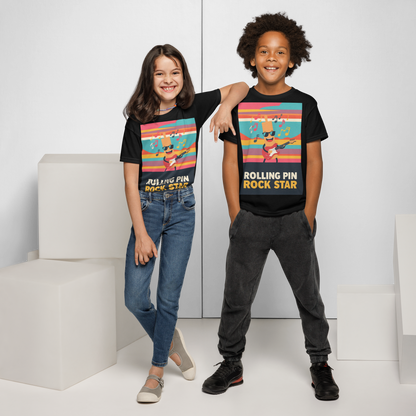 Rolling Pin Rock Star V3 | Youth t-shirt Apparel > Kids' T-Shirts ZomaModa