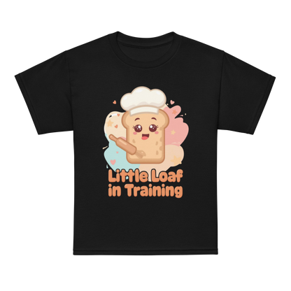 Little Loaf in Training V3 | Youth t-shirt Black Apparel > Kids' T-Shirts ZomaModa
