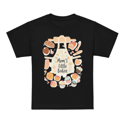 Mom’s Little Baker V2 | Youth t-shirt Black Apparel > Kids' T-Shirts ZomaModa