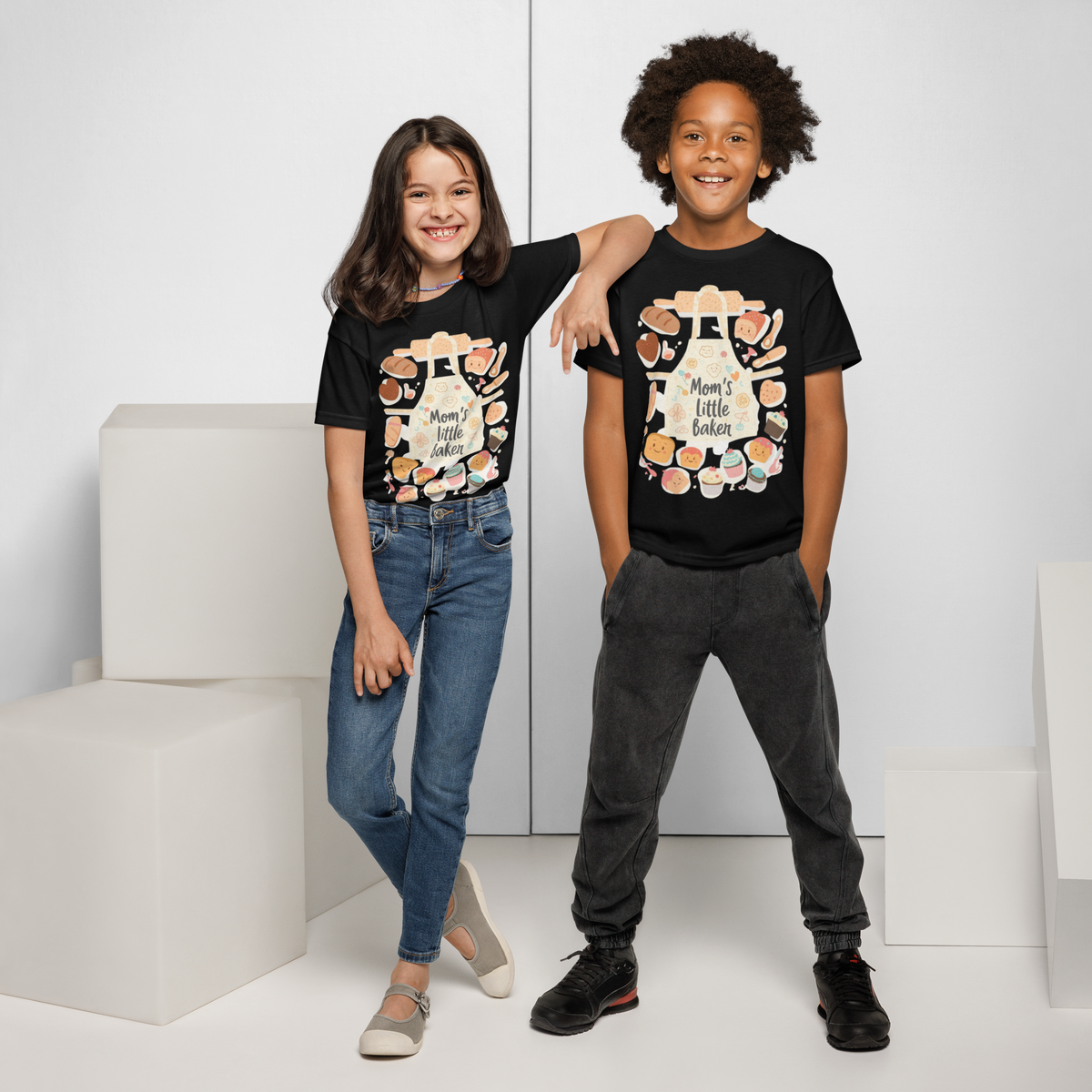 Mom’s Little Baker V2 | Youth t-shirt Apparel > Kids' T-Shirts ZomaModa