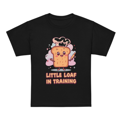 Little Loaf in Training V4 | Youth t-shirt Black Apparel > Kids' T-Shirts ZomaModa