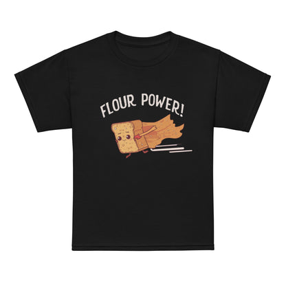 Flour Power V2 | Youth t-shirt Black Apparel > Kids' T-Shirts ZomaModa