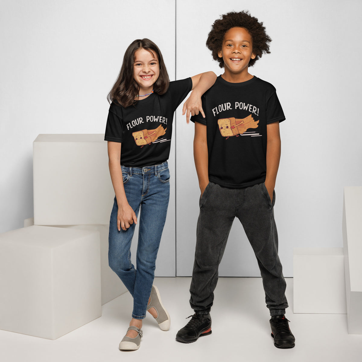 Flour Power V2 | Youth t-shirt Apparel > Kids' T-Shirts ZomaModa
