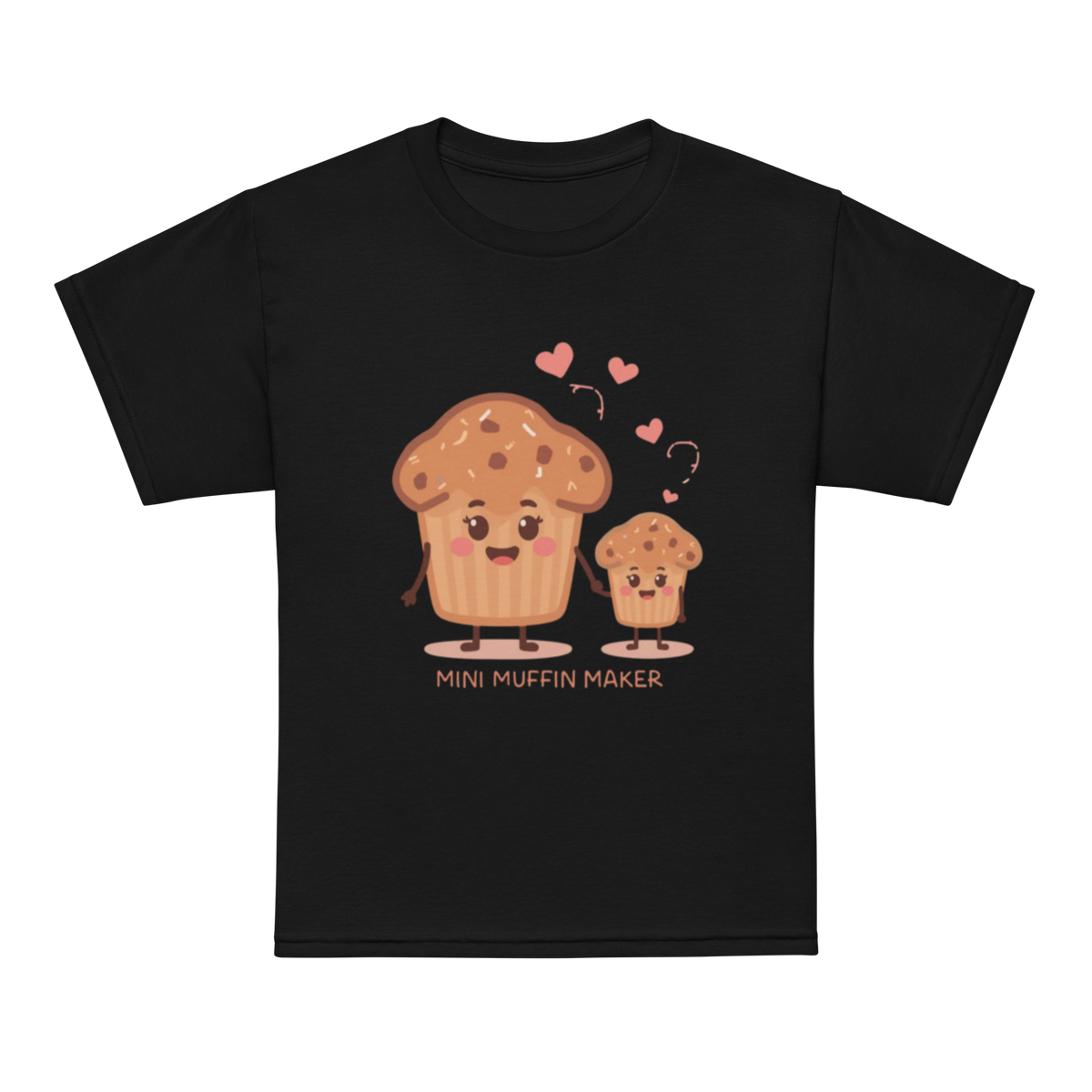 Mini Muffin Maker V3 | Youth t-shirt Black Apparel > Kids' T-Shirts ZomaModa