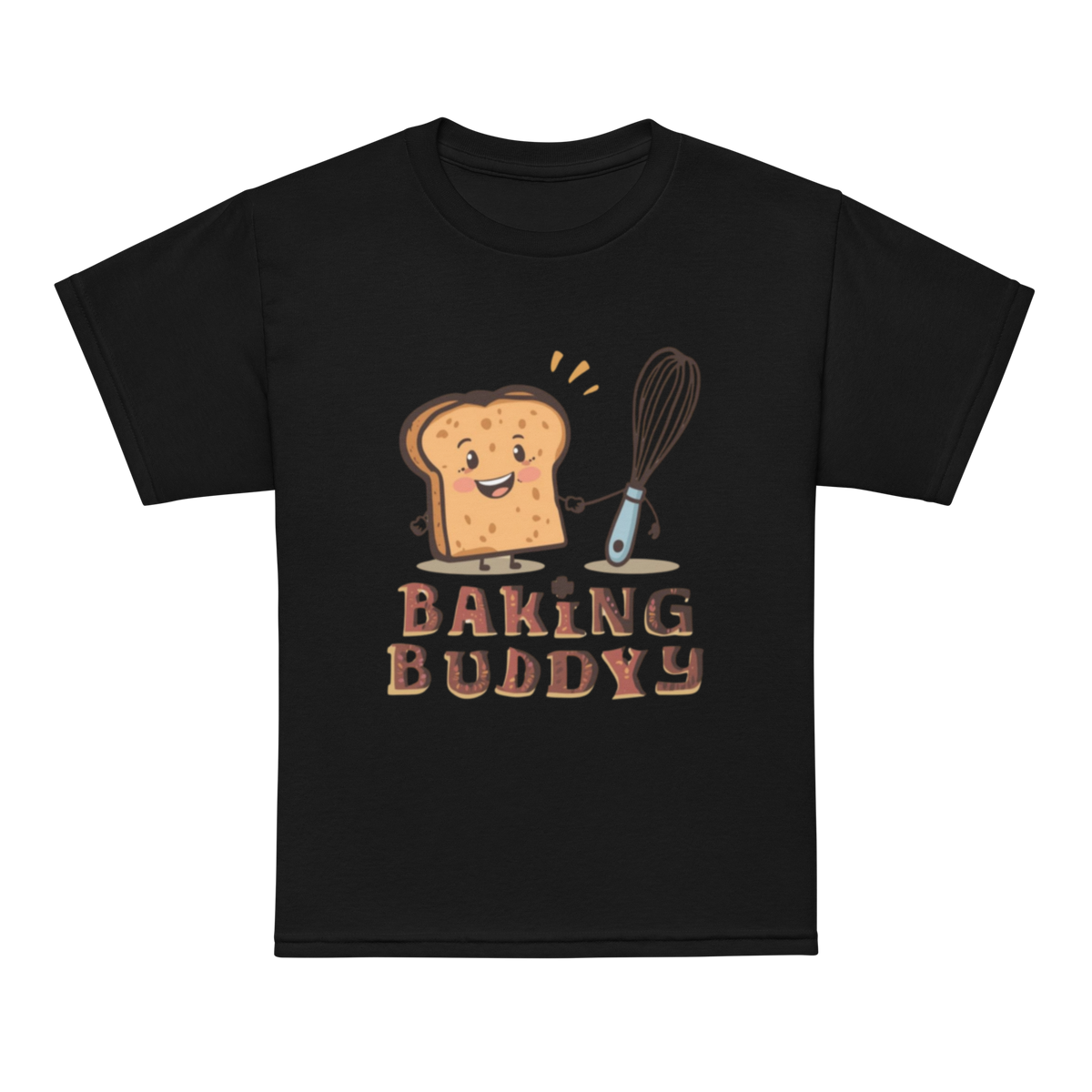 Baking Buddy V4 | Youth t-shirt Black Apparel > Kids' T-Shirts ZomaModa
