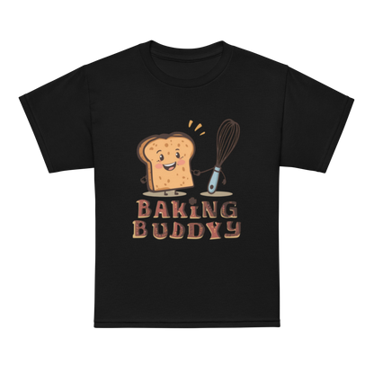 Baking Buddy V4 | Youth t-shirt Black Apparel > Kids' T-Shirts ZomaModa