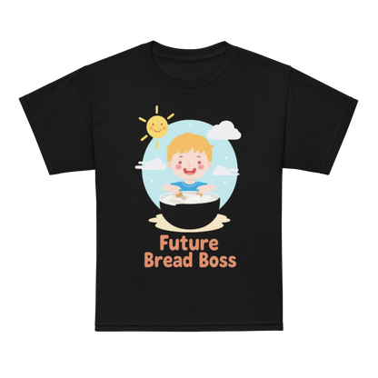 Future Bread Boss V2 | Youth t-shirt Black Apparel > Kids' T-Shirts ZomaModa