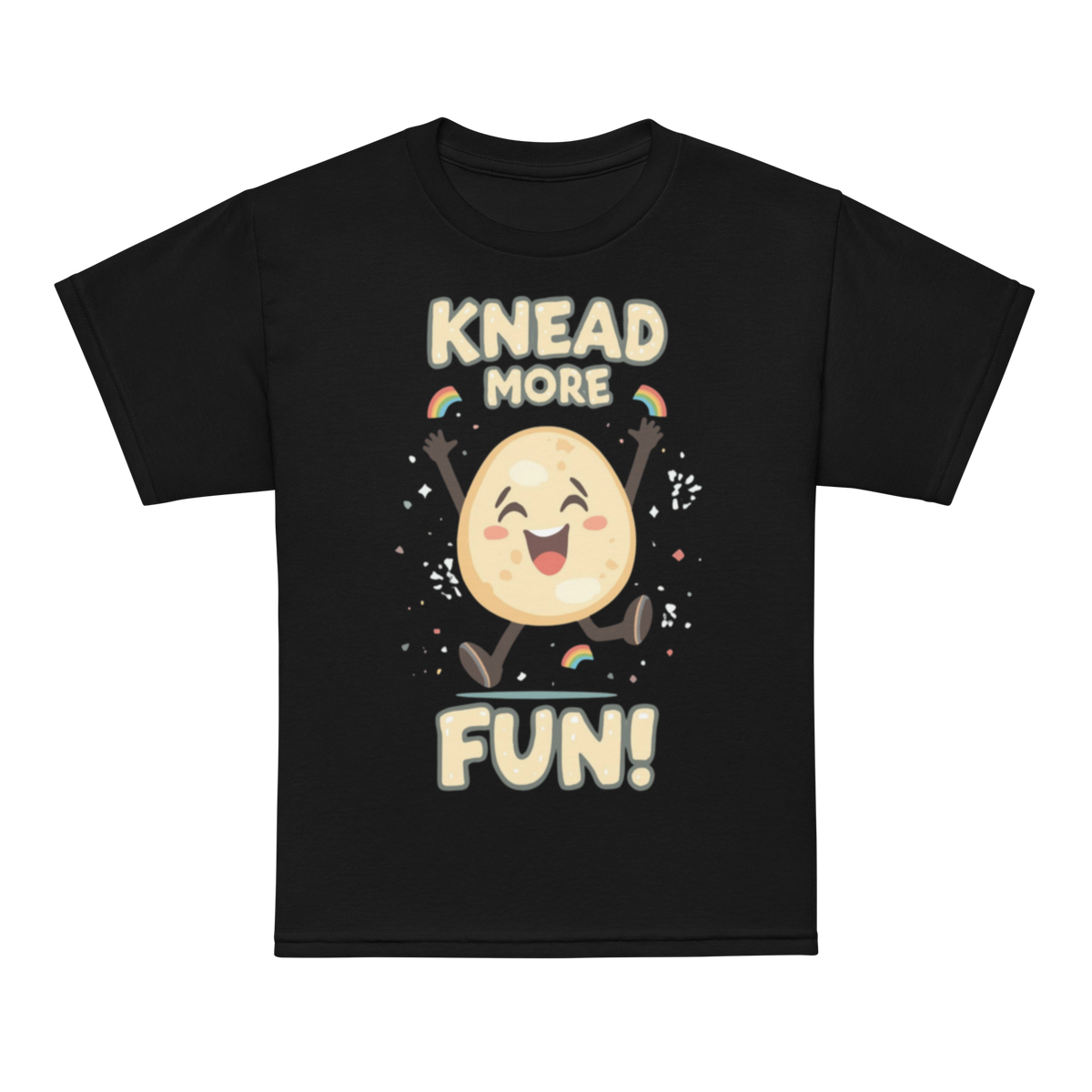 Knead More Fun V3 | Youth t-shirt Black Apparel > Kids' T-Shirts ZomaModa