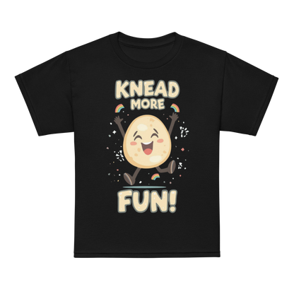 Knead More Fun V3 | Youth t-shirt Black Apparel > Kids' T-Shirts ZomaModa