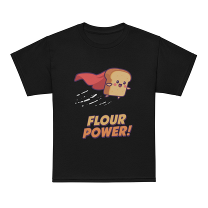 Flour Power V3 | Youth t-shirt Black Apparel > Kids' T-Shirts ZomaModa